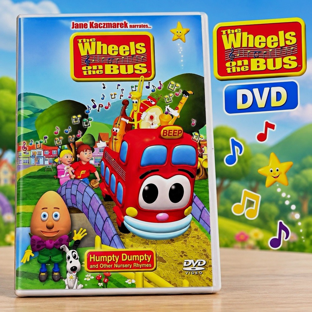 The Wheels on the Bus Humpty Dumpty Nursery Rhymes DVD Jane Kaczmarek 2003